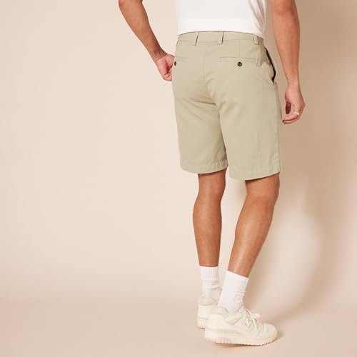 Amazon Essentials Men's Classic-Fit 9" Khaki Shorts