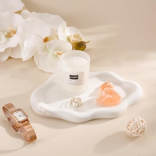 CCINPPY Cloud Jewelry Tray: Elegant Ceramic Trinket Dish