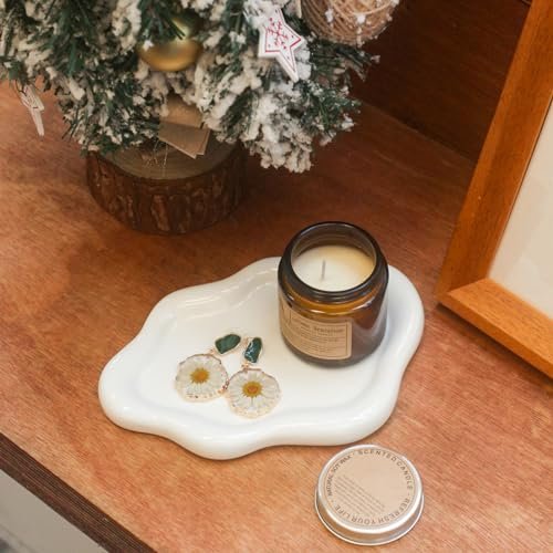 CCINPPY Cloud Jewelry Tray: Elegant Ceramic Trinket Dish