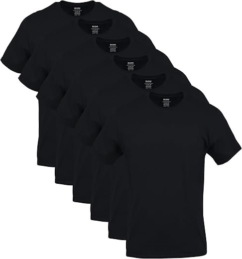 Comfortable Gildan Men's Crew T-Shirts Multipack - G1100