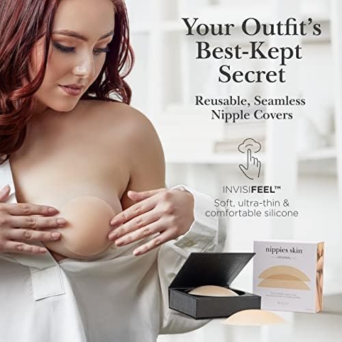 Comfortable Reusable Silicone Nipple Covers with Travel Box