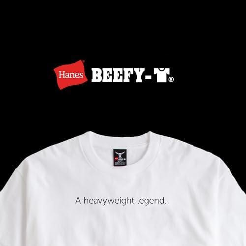Durable Hanes Beefy-T Crewneck Tee for Big & Tall