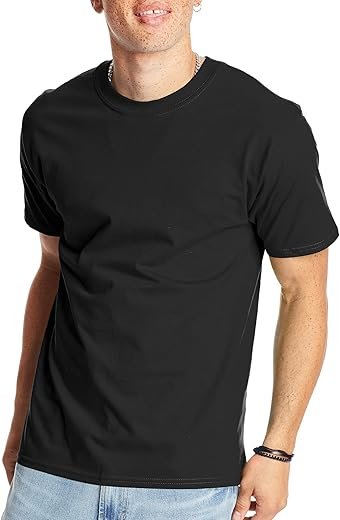 Durable Hanes Beefy-T Crewneck Tee for Big & Tall