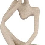 Elegant Sandstone Thinker Abstract Sculpture for Home Decor