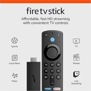 Fire TV Stick HD: Fast Streaming & Alexa Control