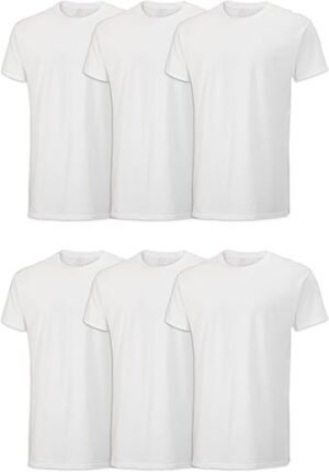 Fruit of the Loom Men's Stay Tucked Crew T-Shirt 6-Pack