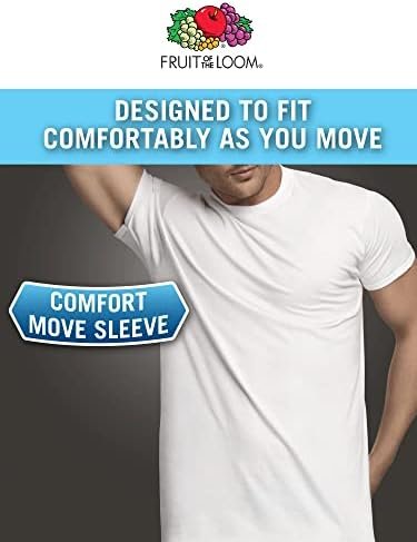 Fruit of the Loom Men's Stay Tucked Crew T-Shirt 6-Pack