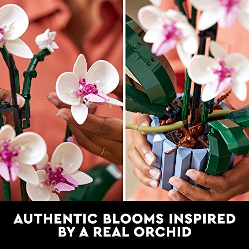 LEGO Orchid Building Set: Elegant Home Décor Gift