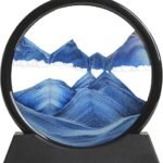 Mesmerizing 3D Blue Sand Art for Relaxation