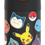 Pokémon THERMOS FUNTAINER 12oz Kids Water Bottle with Straw