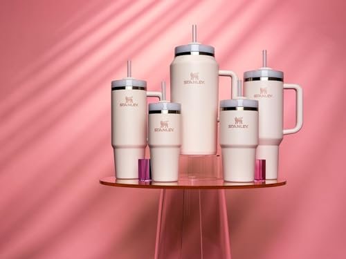 Stanley 30oz Rose Quartz Insulated Tumbler with Straw