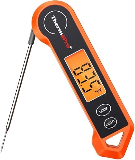 ThermoPro TP19H: Instant Read Meat Thermometer with Backlit Display