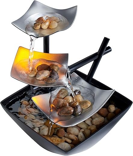 Zen 3-Tier Tabletop Fountain for Indoor Relaxation